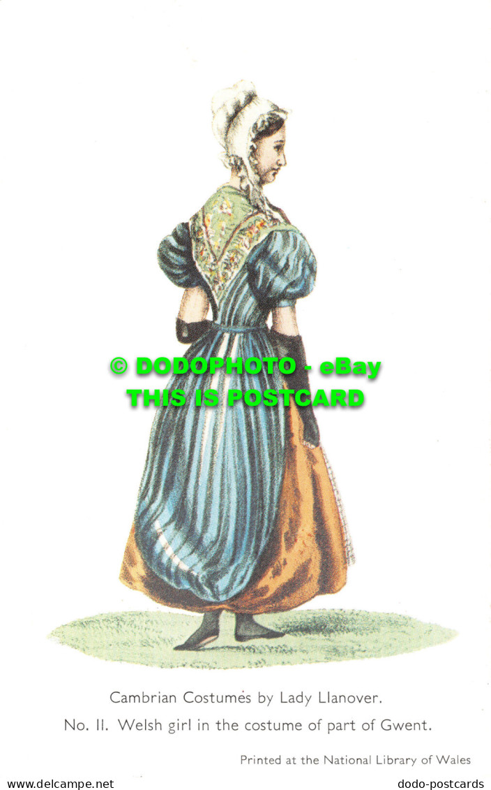 R517382 Cambrian Costumes By Lady Llanover. Welsh Girl In The Costume Of Part Of - Mondo