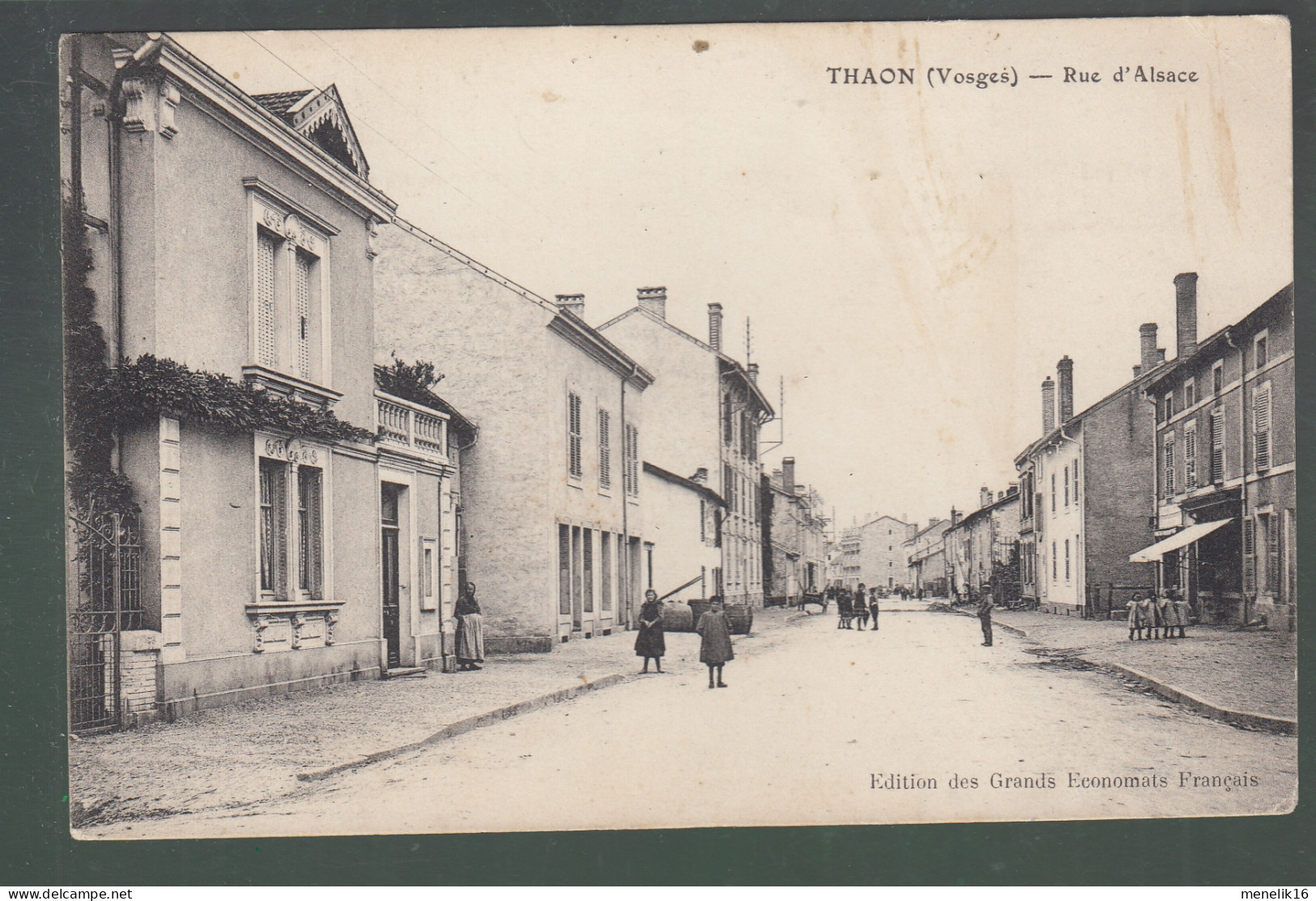 CP - 88 - Thaon - Rue D'Alsace - Thaon Les Vosges