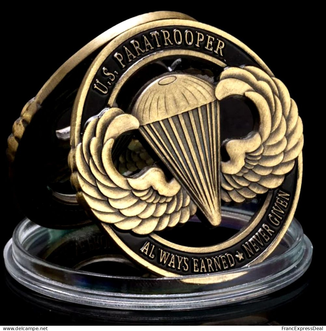 Pièce Médaille NEUVE - US Paratrooper Airborne Parachutistes - Other & Unclassified