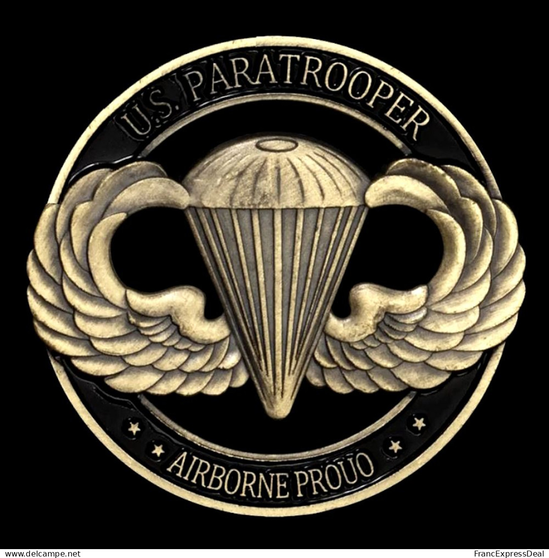 Pièce Médaille NEUVE - US Paratrooper Airborne Parachutistes - Autres & Non Classés