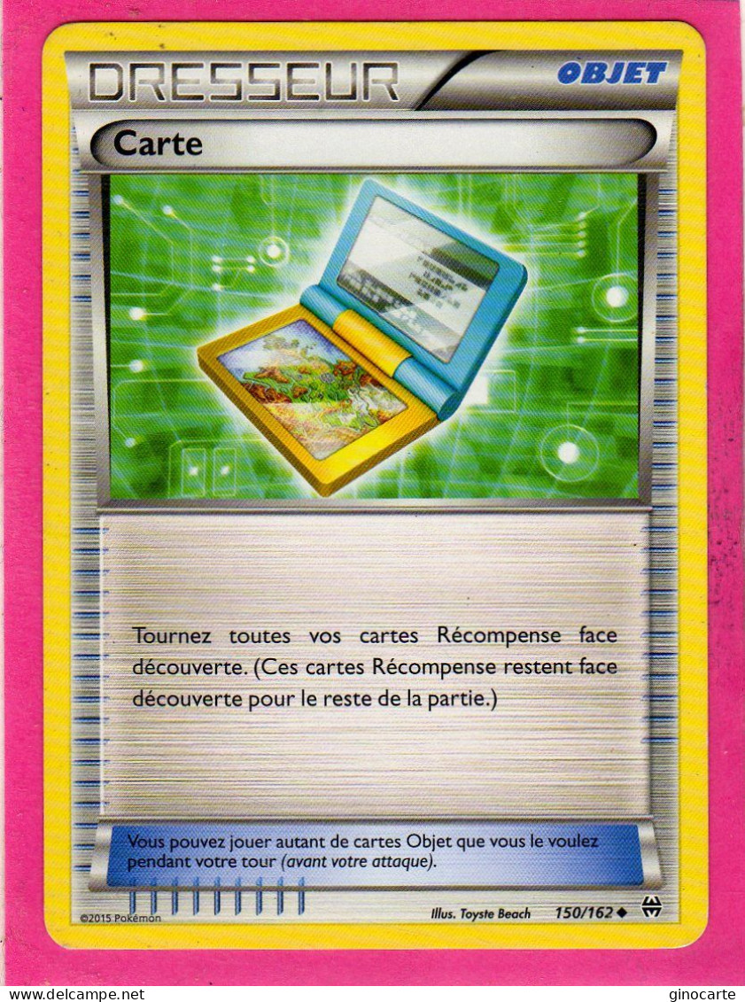 Carte Pokemon Francaise 2015 Xy Impulsion Turbo 150/162 Carte Neuve - XY