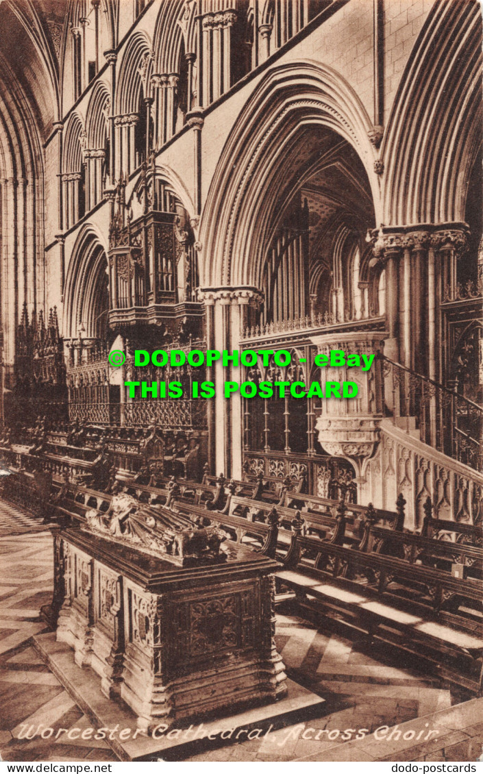 R517411 Worcester Cathedral. Across Choir. F. Frith. No. 76796 - Mondo