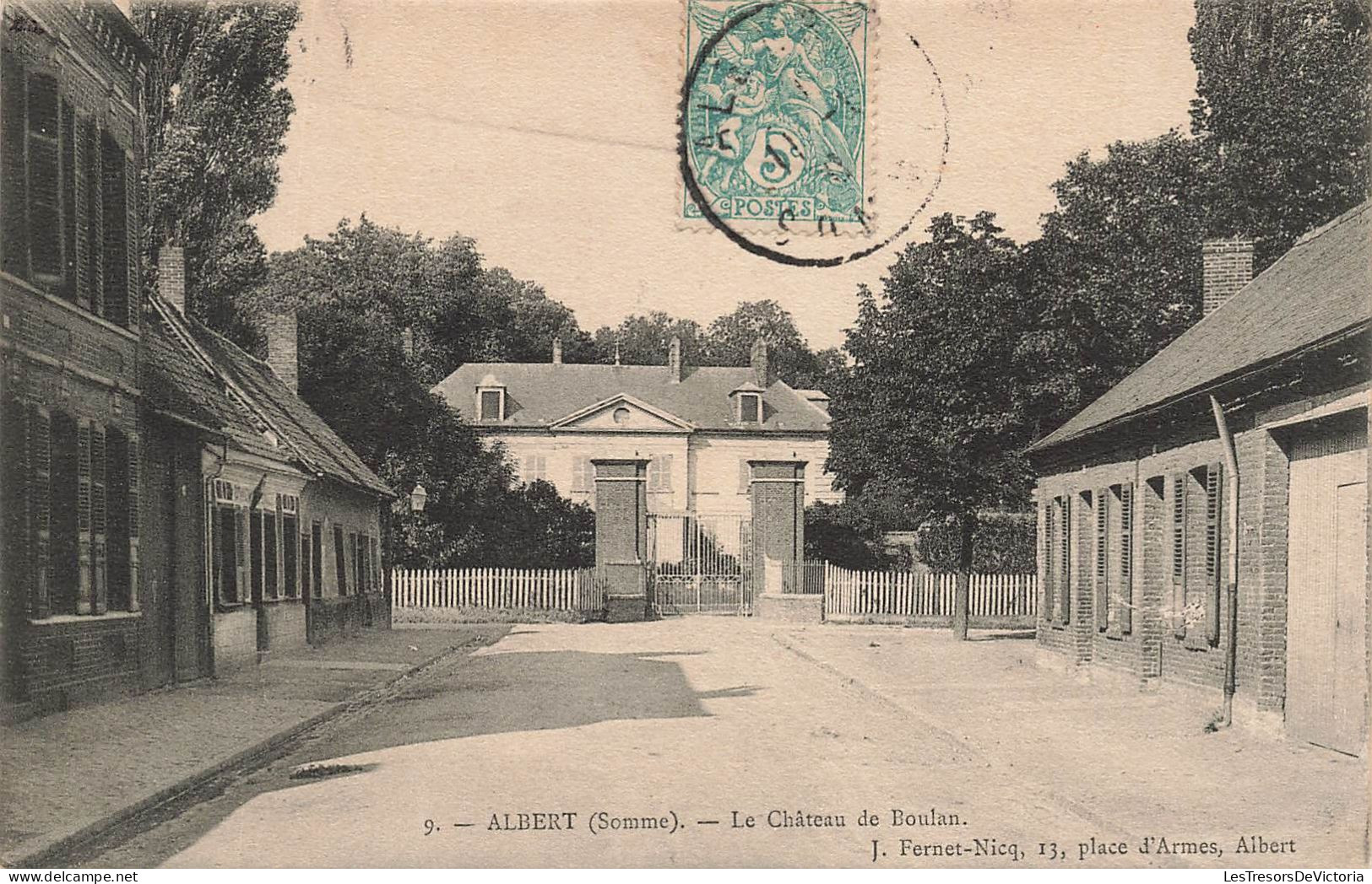 FRANCE - Albert (Somme) - Vue Sur Le Château De Boulan - Vue Générale - Carte Postale Ancienne - Albert