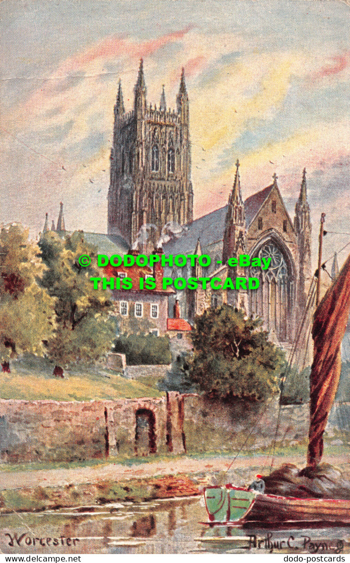R517417 Worcester. English Cathedrals. Tuck. Oilette. Ser. III. 6498 - Mondo