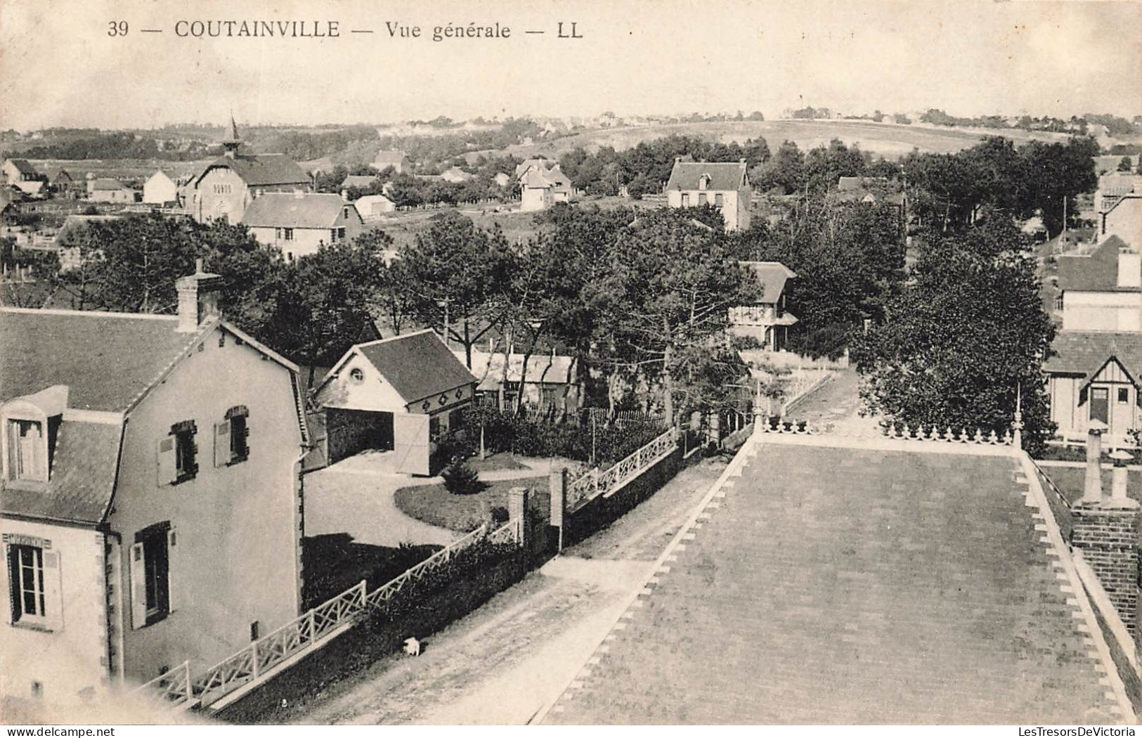 FRANCE - Coutainville - Vue Générale De La Ville - LL - Carte Postale Ancienne - Altri & Non Classificati