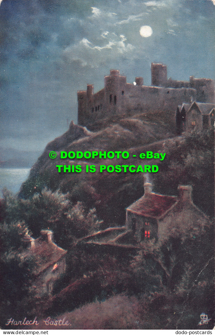 R517428 Harlech Castle. Picturesque North Wales. Tuck. Oilette. Series. IV. 6233 - Mondo