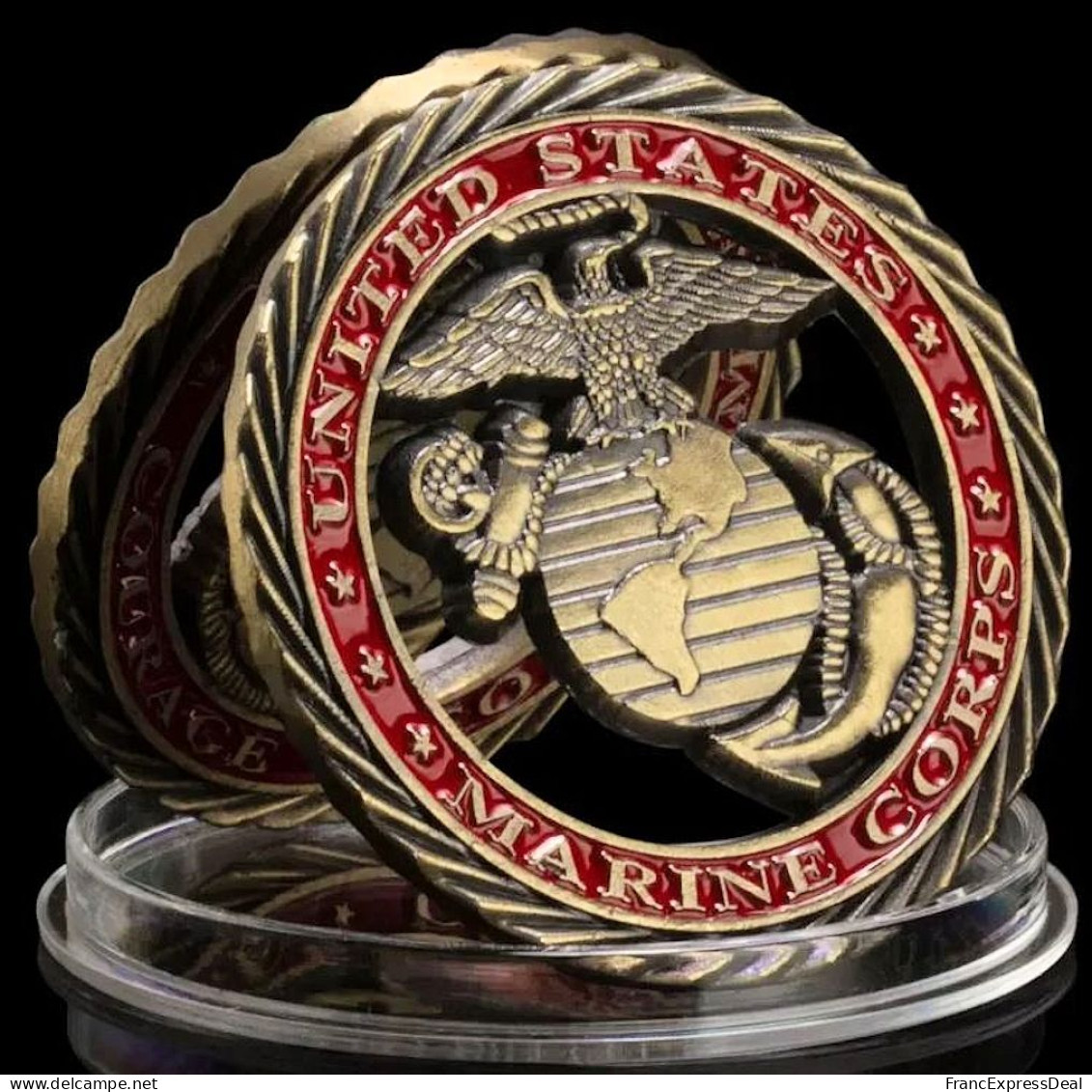Pièce Médaille NEUVE - Etats-Unis US Marine Corps Honor Courage Commitment - Sonstige & Ohne Zuordnung
