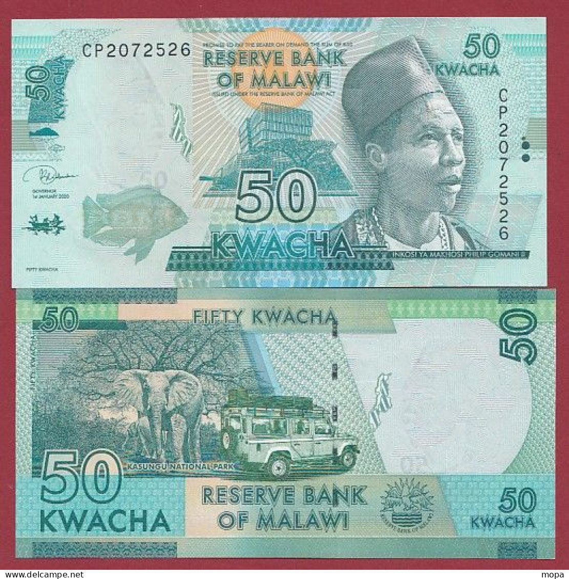 Malawi  --50 Kwacha 2020---NEUF/UNC-- (463) - Malawi