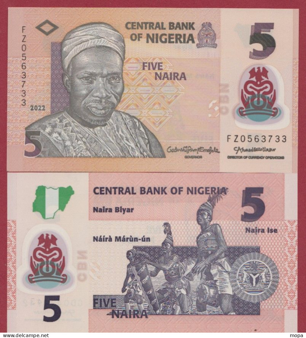 Nigéria- 5 Naira ----2022---UNC---(470) - Nigeria