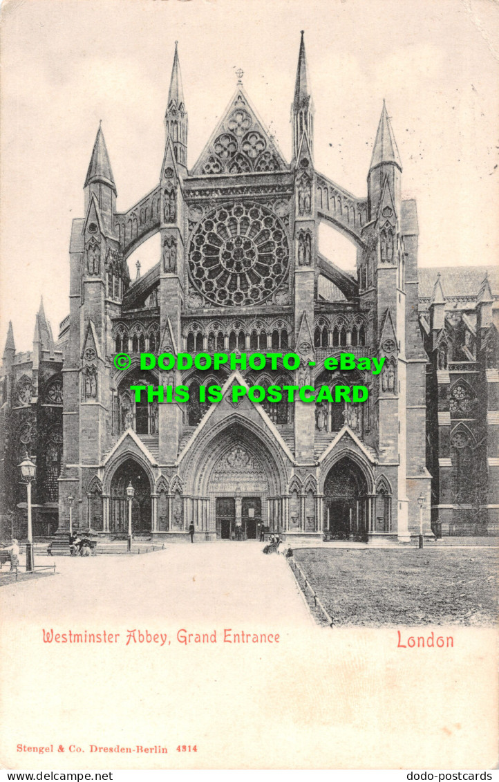 R517456 London. Westminster Abbey. Grand Entrance. Stengel - Andere & Zonder Classificatie