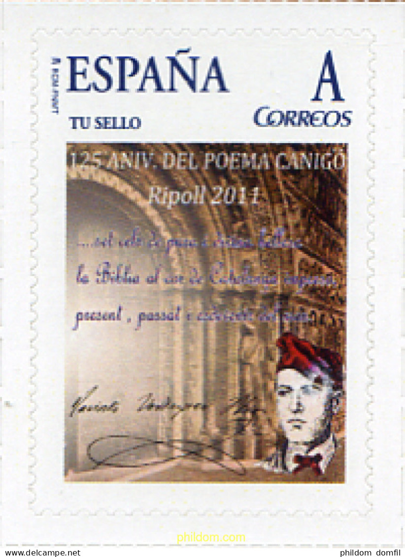 261244 MNH ESPAÑA Privados Ripolles 2011 125 ANIVERSARIO DEL POEMA CANIGO - RIPOLL 2011 - Ungebraucht