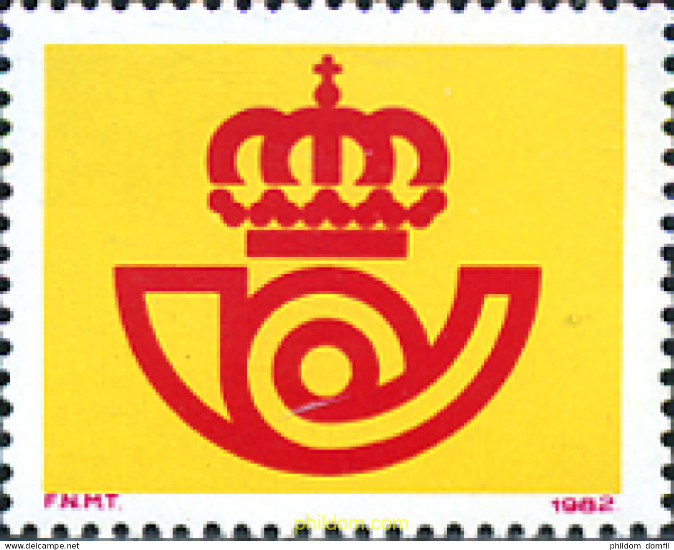 272372 MNH ESPAÑA Viñetas 1982 LOGO DE CORREOS - Unused Stamps