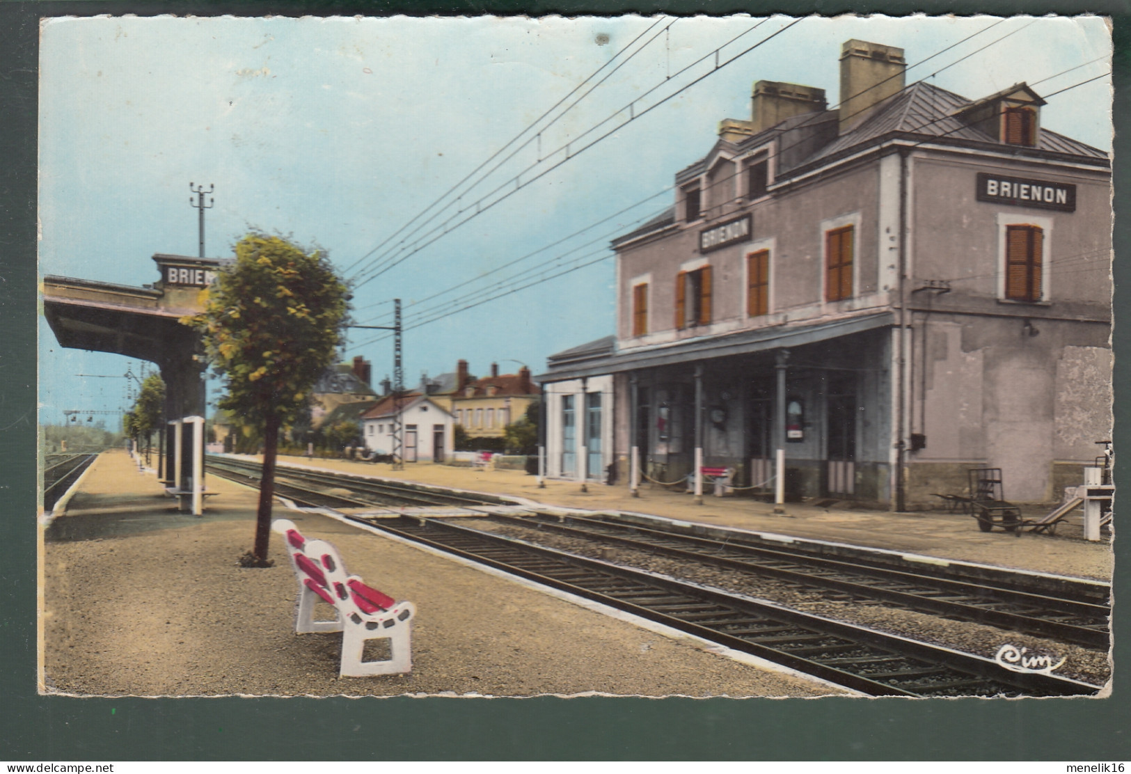 CP - 89 - Brienon-sur-Armançon - La Gare - Brienon Sur Armancon