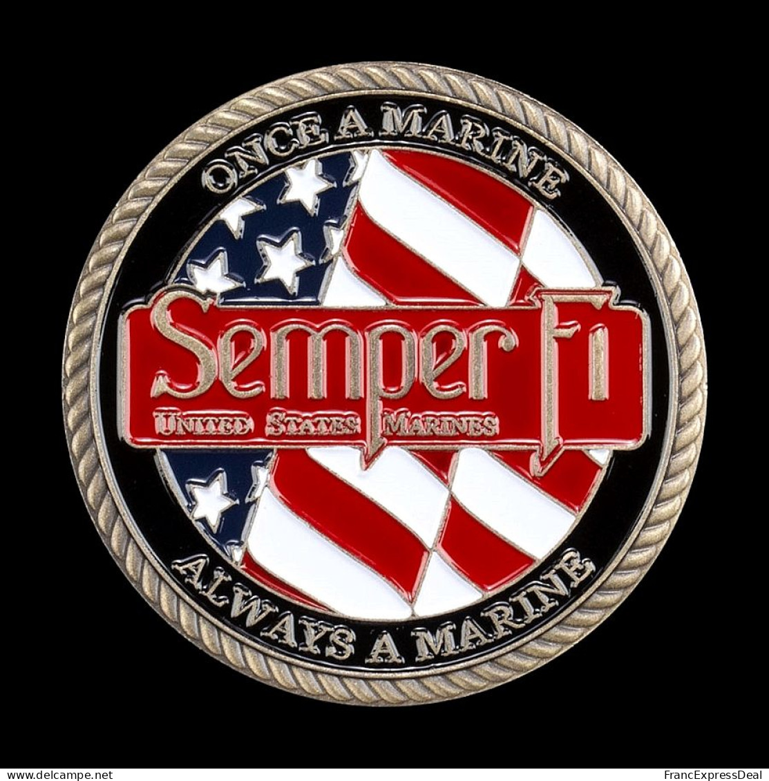 Pièce Médaille NEUVE - Etats-Unis US Marine Corps Semper Fidelis - Sonstige & Ohne Zuordnung