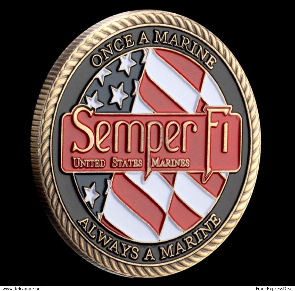 Pièce Médaille NEUVE - Etats-Unis US Marine Corps Semper Fidelis - Autres & Non Classés