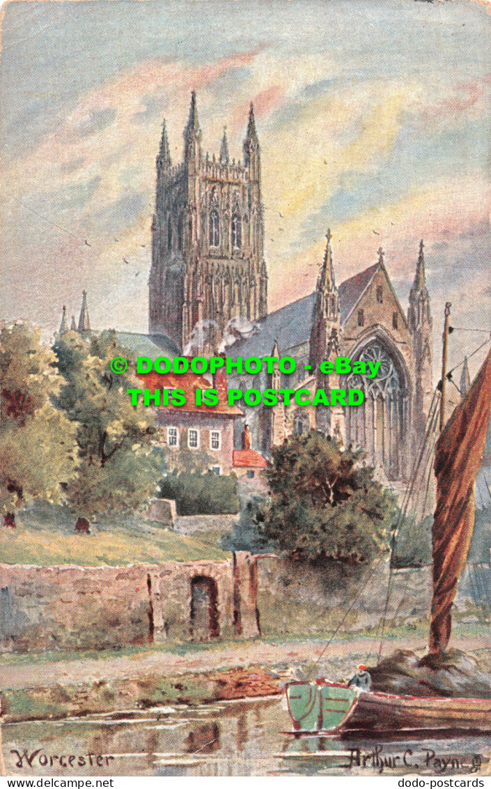 R517479 Worcester. English Cathedrales. Tuck. Oilette. 6498 - Wereld