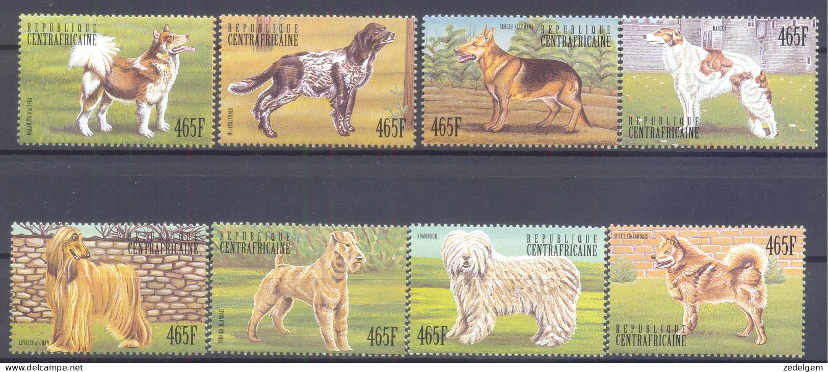 CENTRAAL AFRIKA     (FKH014) XC - Dogs