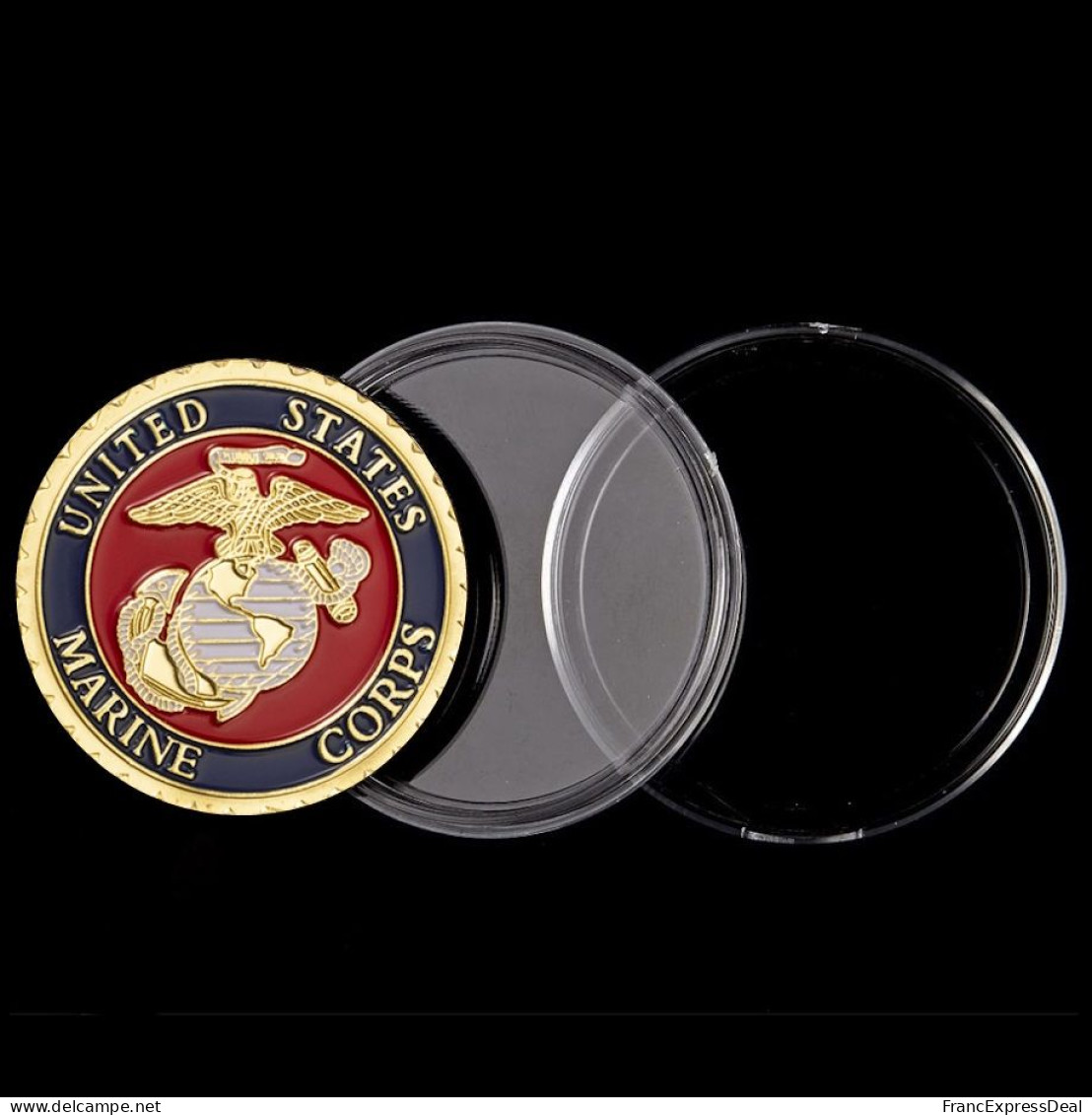 Pièce Médaille NEUVE plaquée Or - Etats-Unis US Marine Corps Guerre du Vietnam (Réf 1)