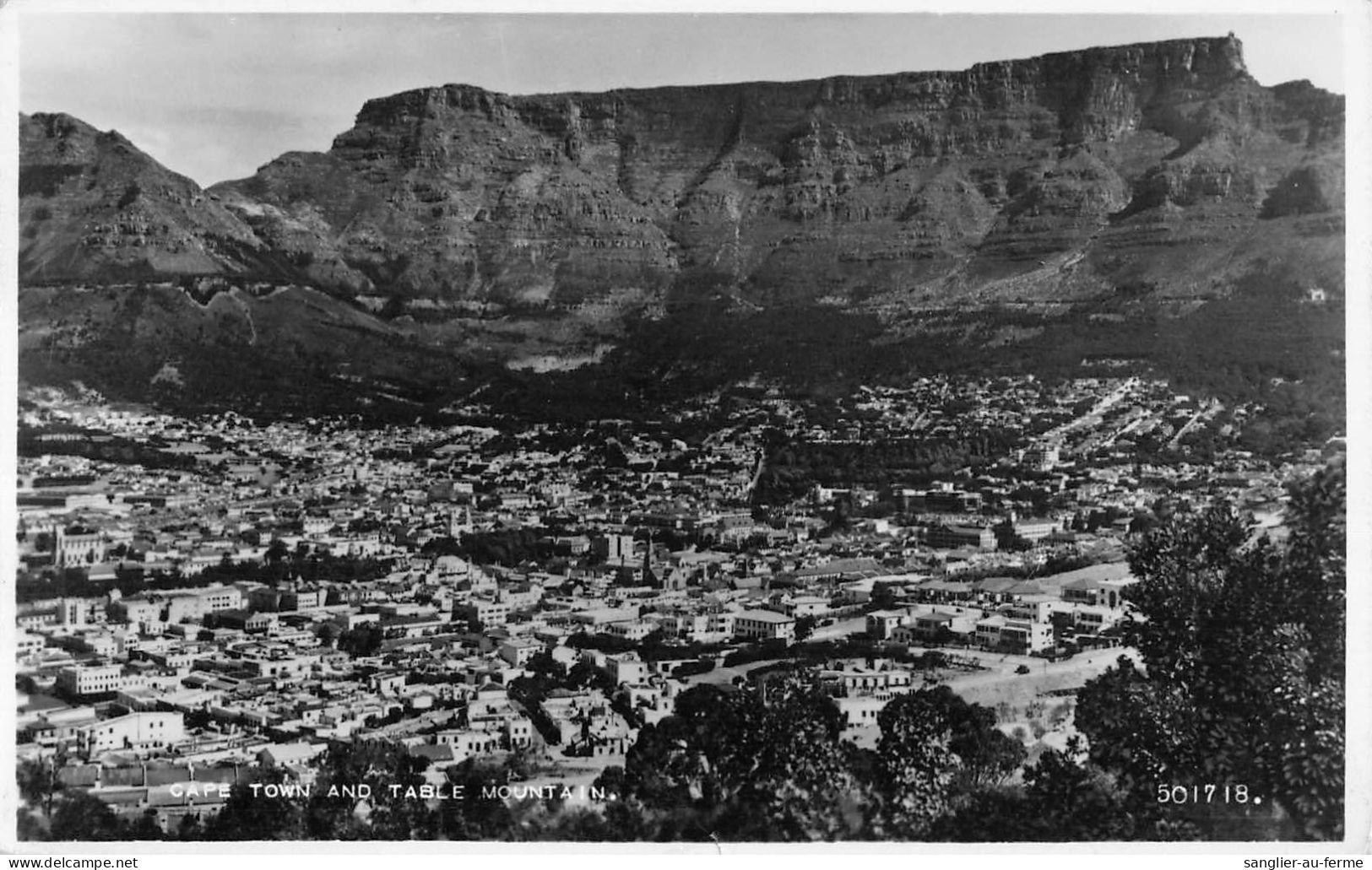 CPA / AFRIQUE DU SUD / CAPE TOWN AND TABLE MOUNTAIN - Zuid-Afrika