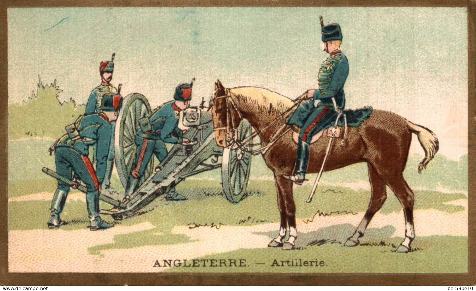 CHROMO ANGLETERRE ARTILLERIE - Other & Unclassified