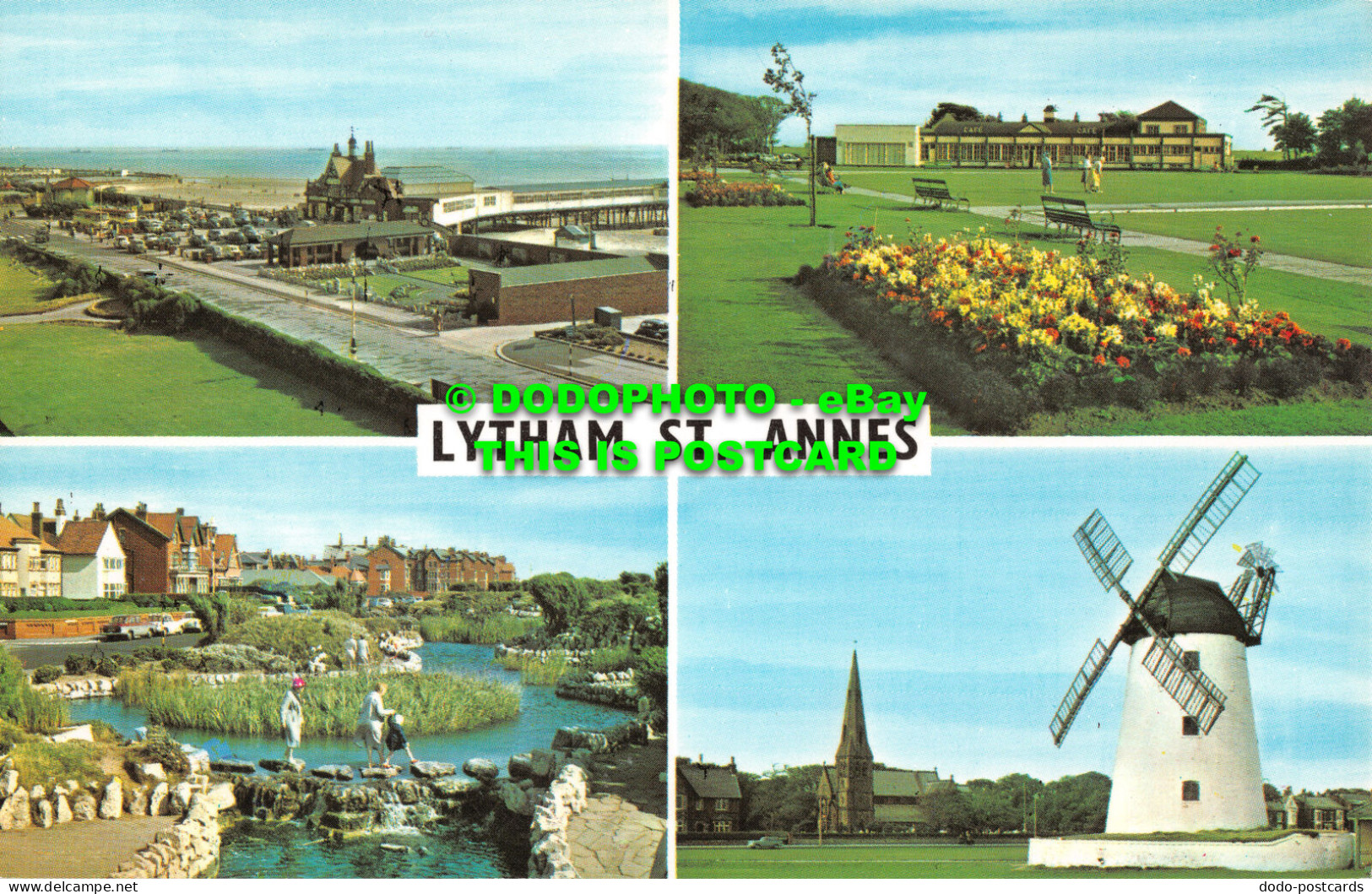 R517567 Lytham St. Annes. Pier Entrance. Alpine Gardens. The Windmill. Lowther G - Welt