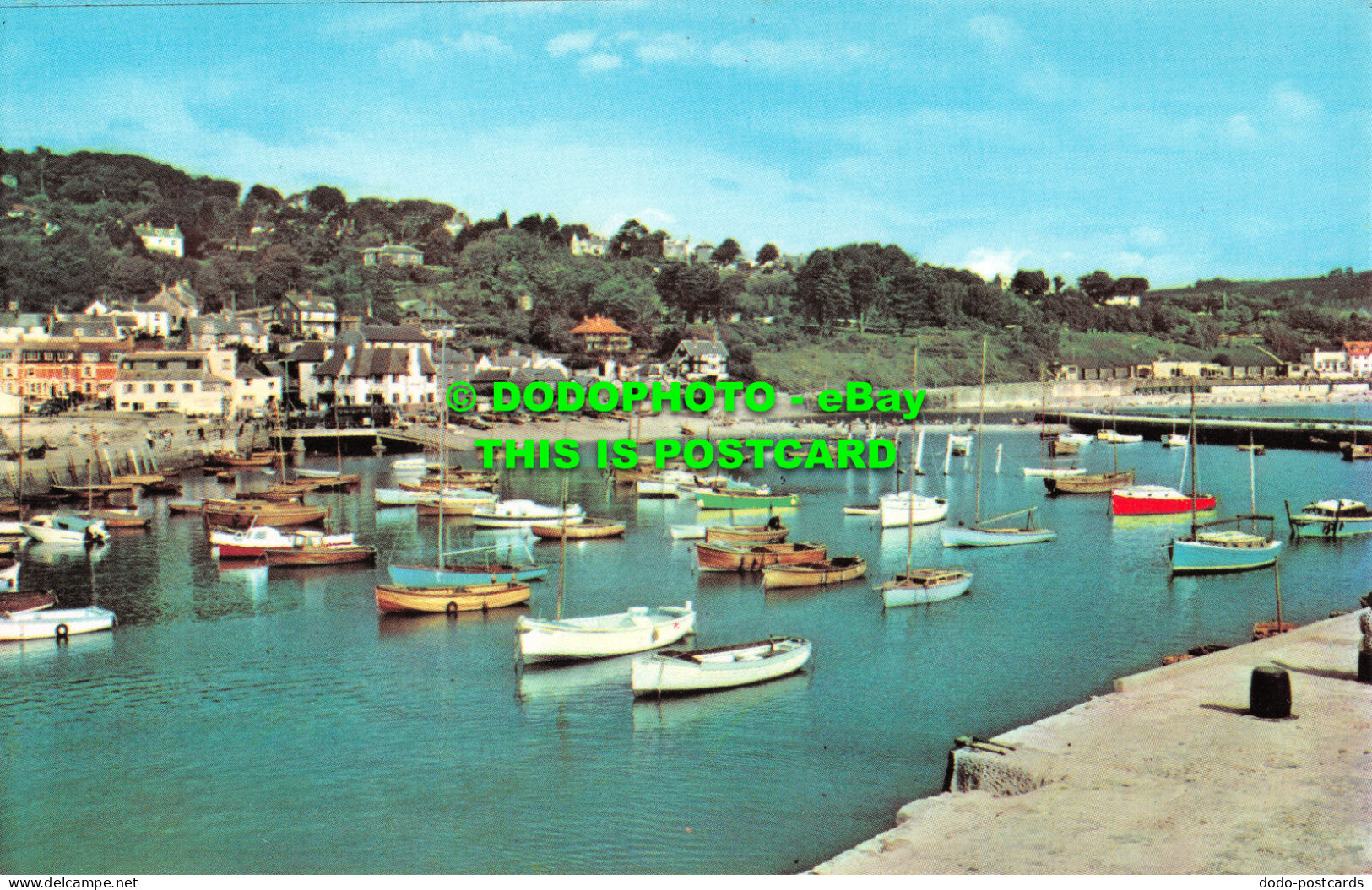 R517568 Lyme Regis. The Harbour. Postcard - Welt