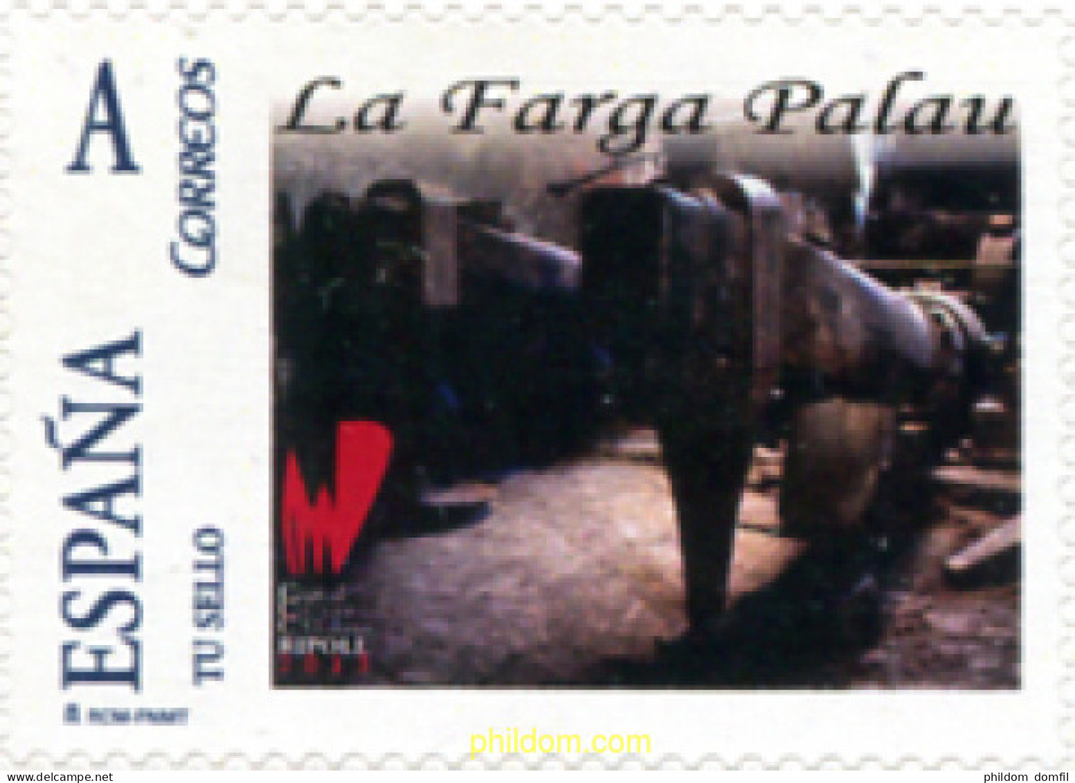 299599 MNH ESPAÑA Privados Ripolles 2013 FARGA DE PALAU, TRADICION INDUSTRIAL RIPOLLESA, LAS ARMAS DE FUEGO Y LAS LLAVES - Neufs