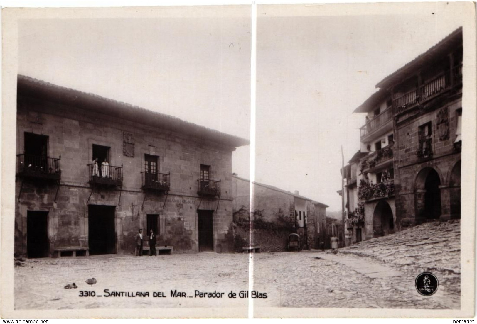 ESPAGNE ..  SANTILLANA DEL MAR . PARADOR DE GIL BLAS   (Trait Blanc  Pas Sur L'original ) - Cantabria (Santander)