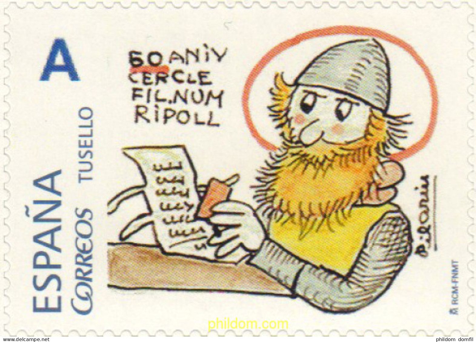 586429 MNH ESPAÑA Privados Ripolles 2016 50 ANYS DEL CERCLE FILATELIC I NUMISMATIC DE RIPOLL - Unused Stamps