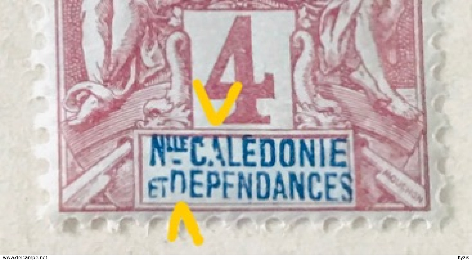 Nouvelle-Calédonie - Navigation Et Commerce, 1892 - MICHEL  38/39/40 - EFFACEMENT SURCHARGE - Unused Stamps