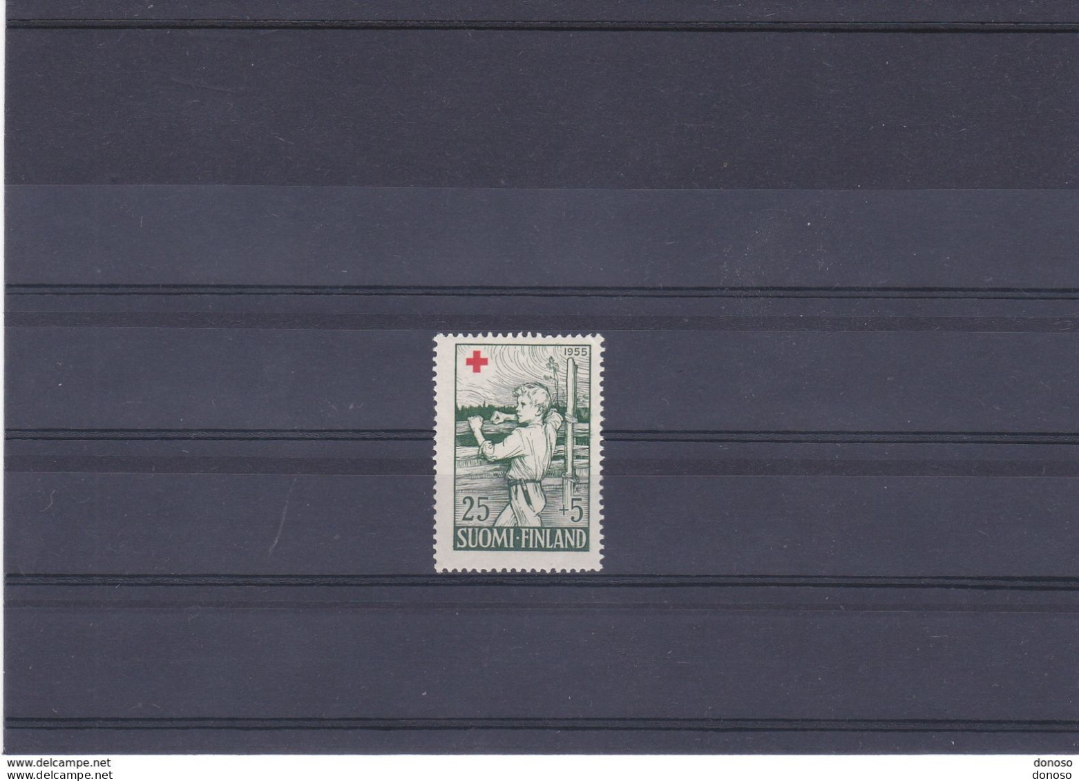 FINLANDE 1955 CROIX ROUGE Yvert 432, Michel 449 NEUF** MNH - Unused Stamps