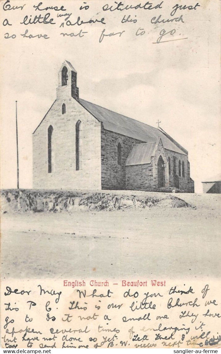 CPA / AFRIQUE DU SUD / ENGLISH CHURCH / BEAUFORT WEST - Sudáfrica