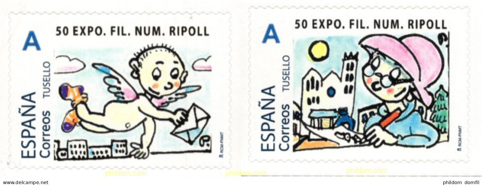 702752 MNH ESPAÑA Privados Ripolles 2023 50 AÑOS DE LA PRIMERA EXPOSICION FILATELICA Y NUMISMATICA EN RIPOLL - Ongebruikt