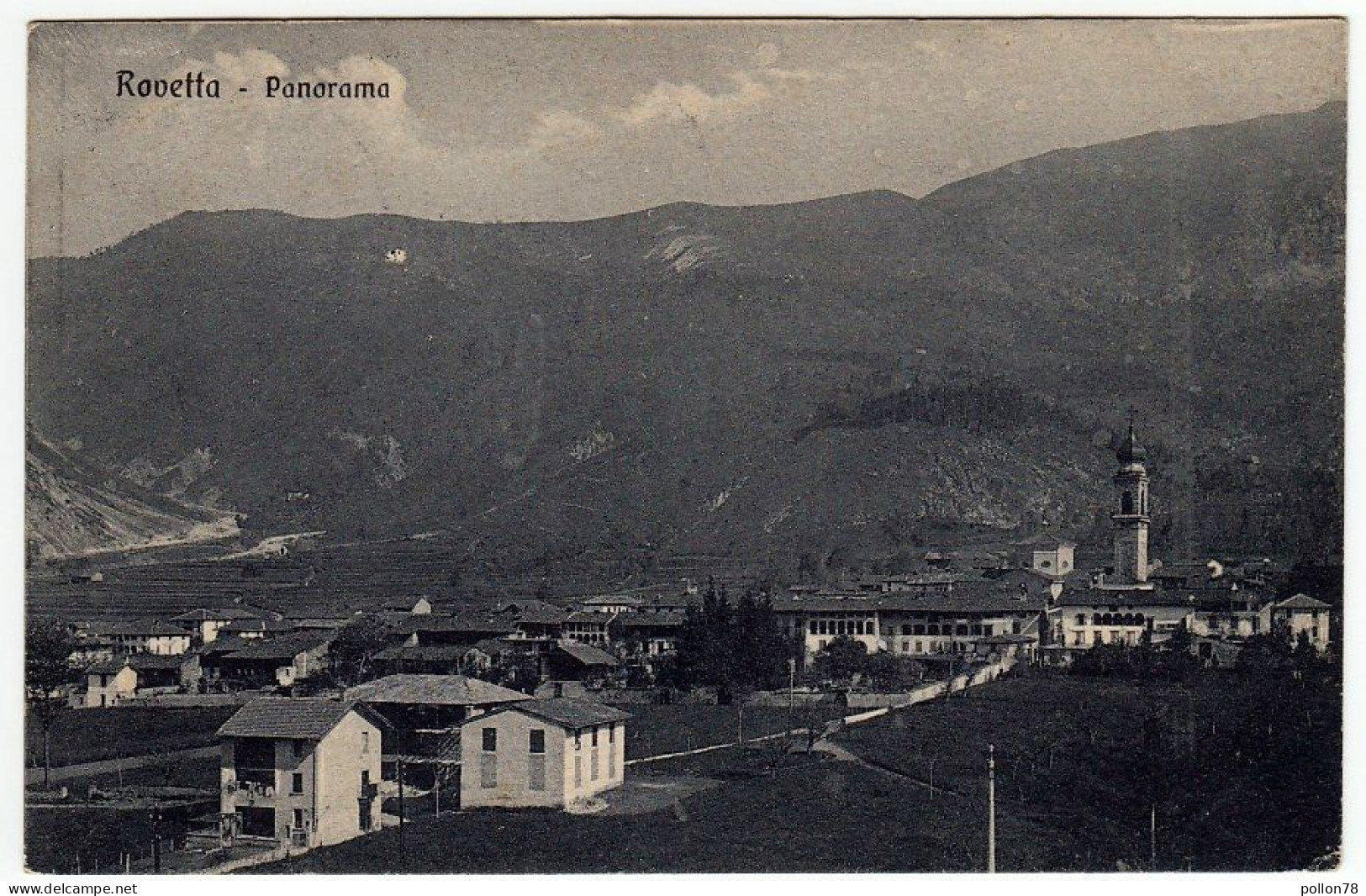 ROVETTA - PANORAMA - BERGAMO - 1924 - Vedi Retro - Formato Piccolo - Bergamo