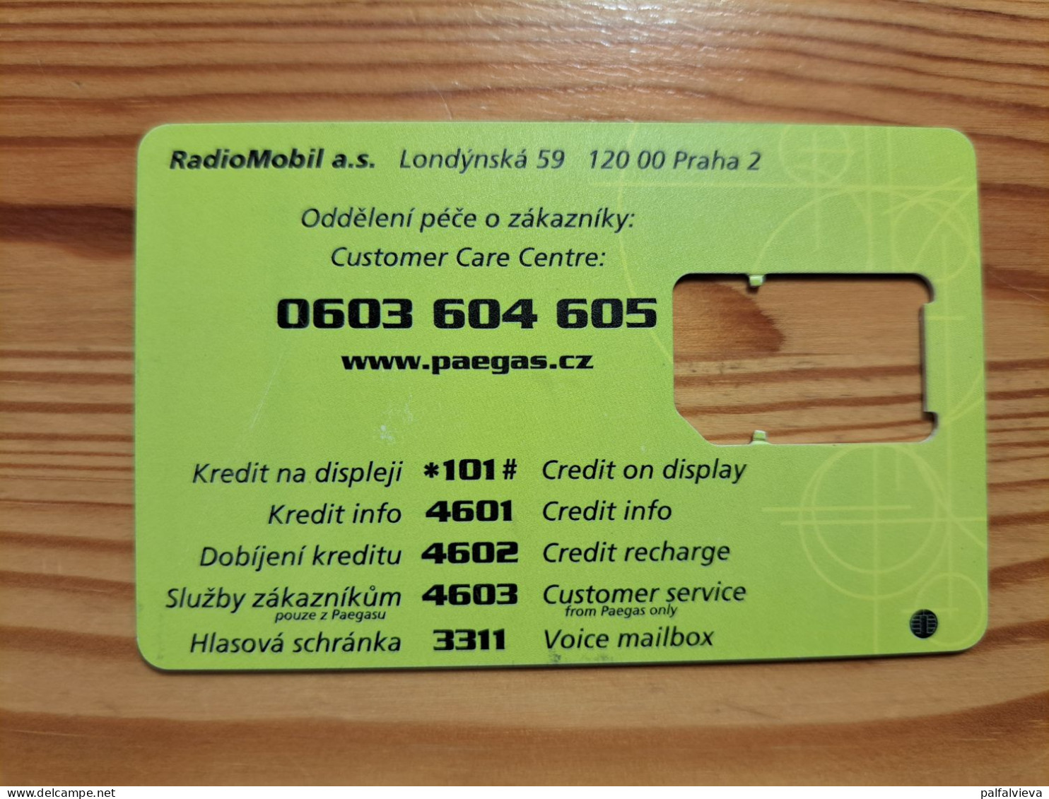 GSM SIM Phonecard Czech Republic, Twist - Without Chip - Repubblica Ceca