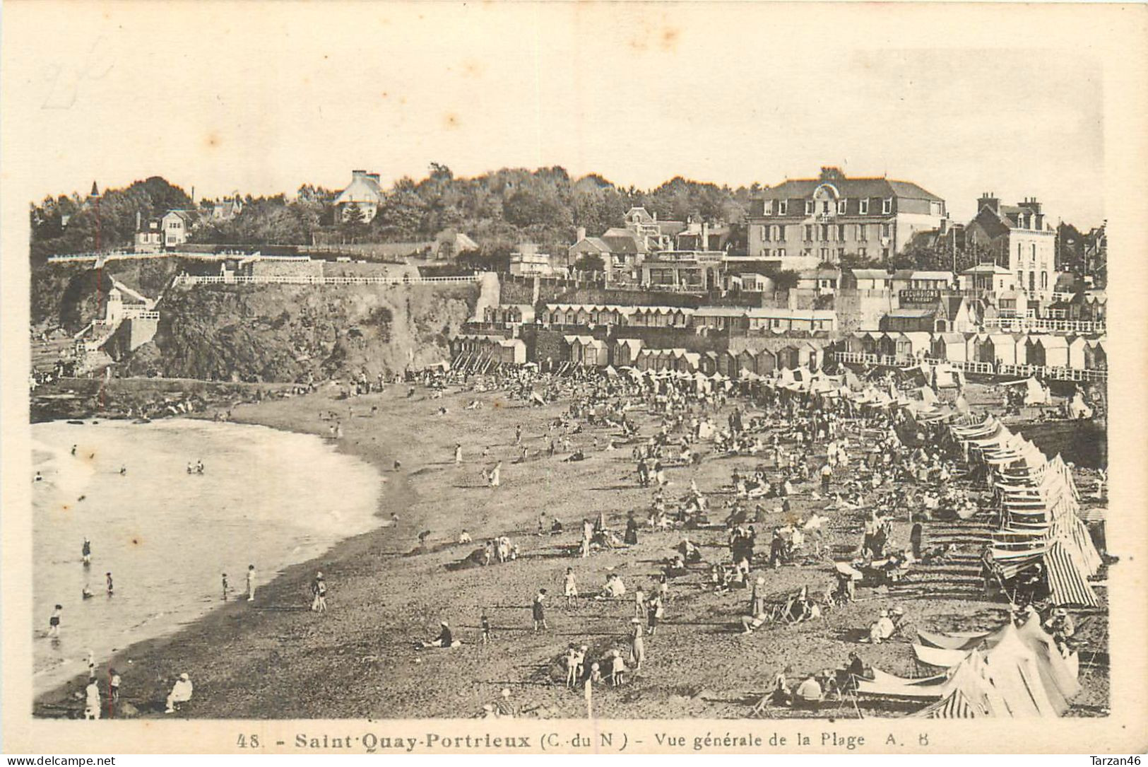 26.04.2024 - A - 48 -  ST QUAY PORTRIEUX - Vue Générale De La Plage - Saint-Quay-Portrieux