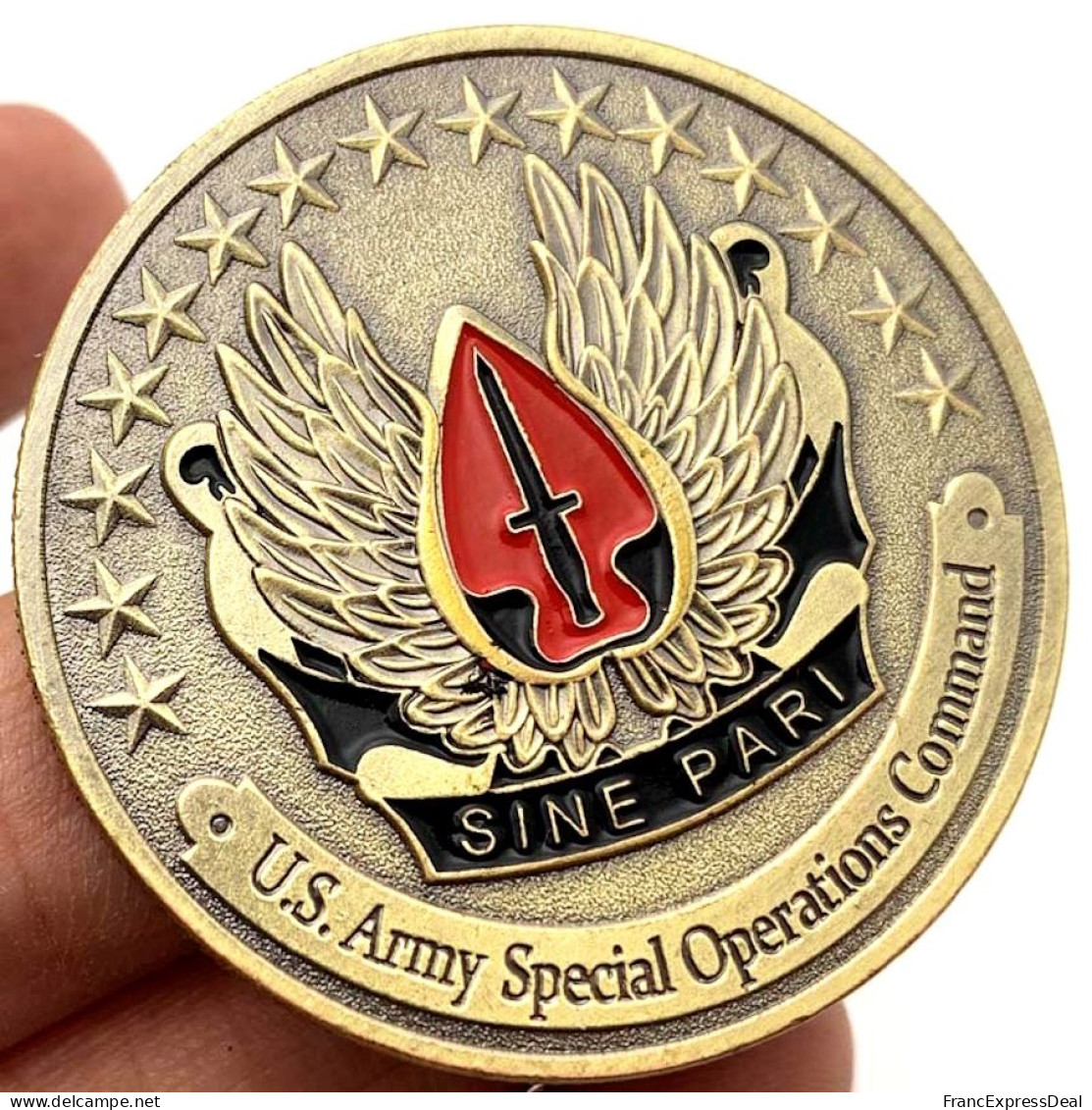 Pièce Médaille NEUVE - Etats-Unis US Army Airborne Special Operations Command