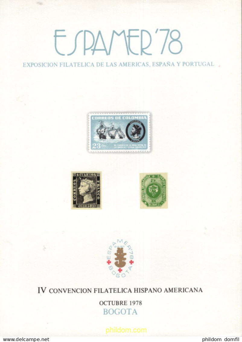 715778 MNH ESPAÑA Hojas Recuerdo 1978 ESPAMER-78 - Ungebraucht