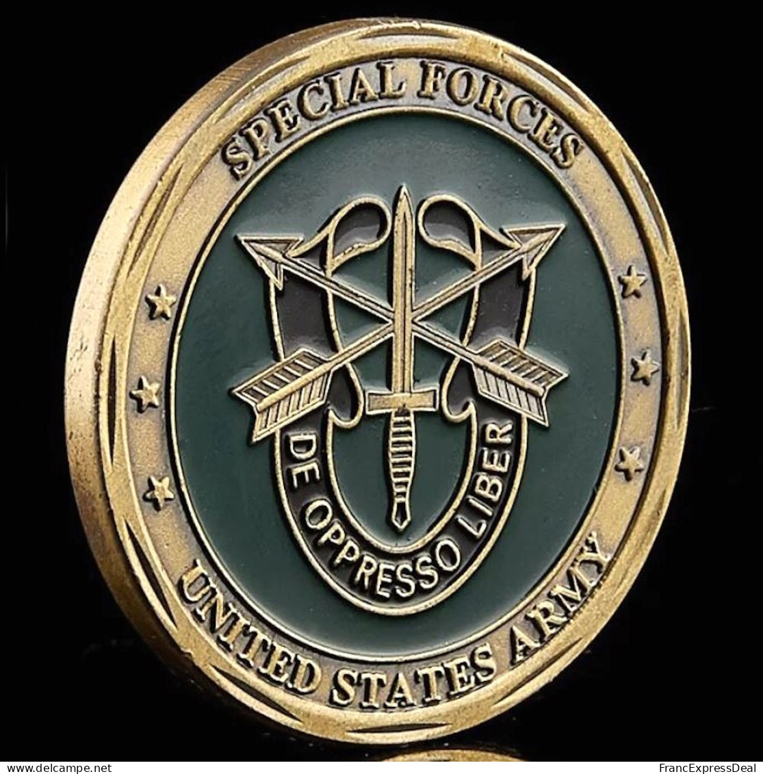 Pièce Médaille NEUVE - US Army Special Forces Bérets Verts - Other & Unclassified