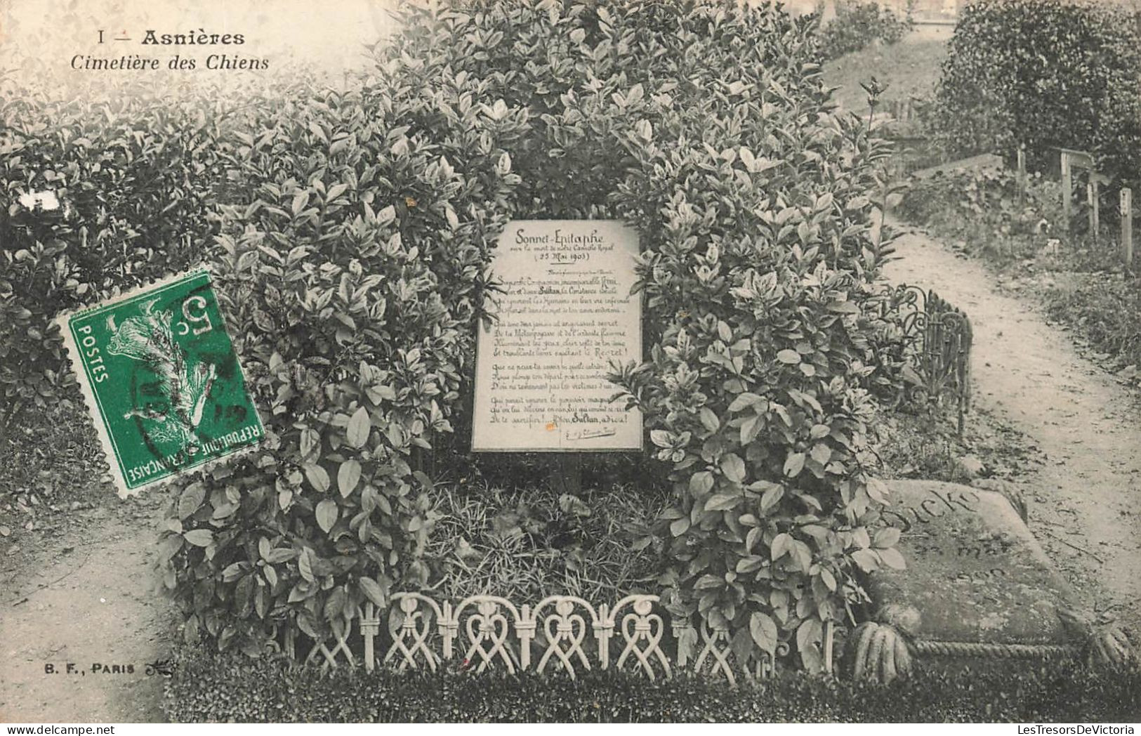 FRANCE - Asnières - Vue Sur Le Cimetière Des Chiens - Vue Générale - Carte Postale Ancienne - Asnieres Sur Seine