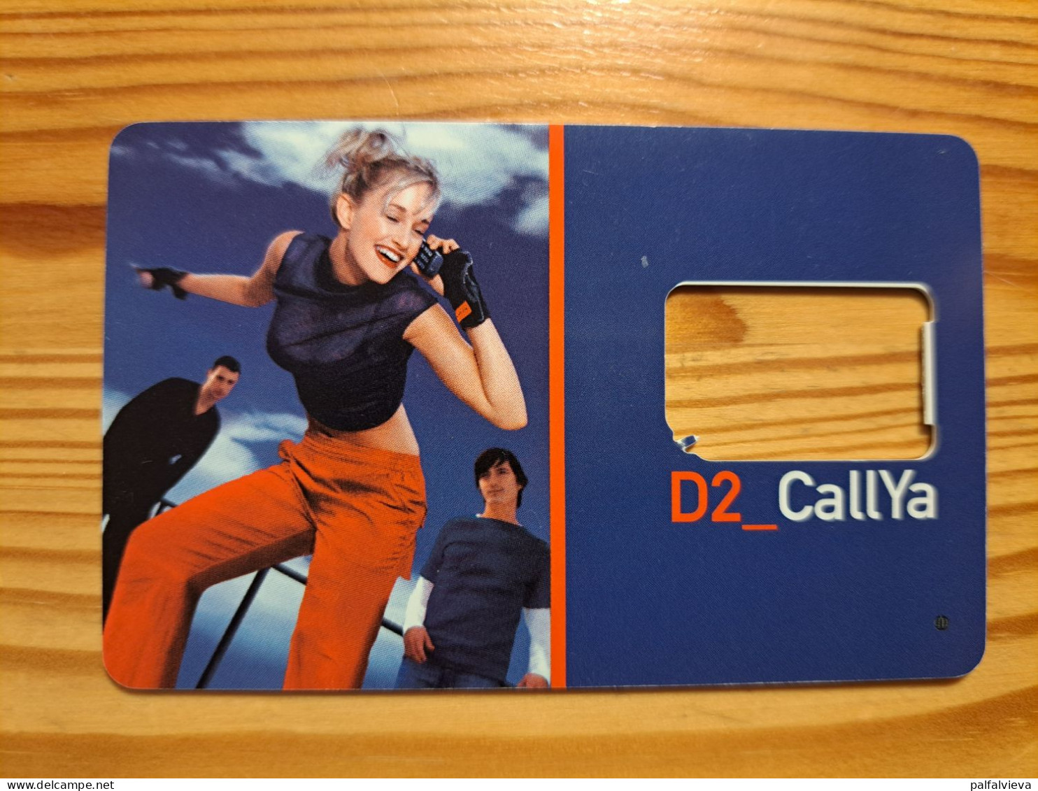 GSM SIM Phonecard Germany, D2 CallYa - Woman - Without Chip - Cellulari, Carte Prepagate E Ricariche