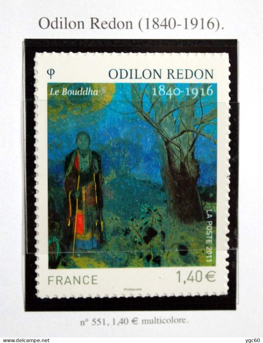 2011 - TIMBRE AUTOADHÉSIF N°551 - ODILON REDON - TB ETAT NEUF - Unused Stamps