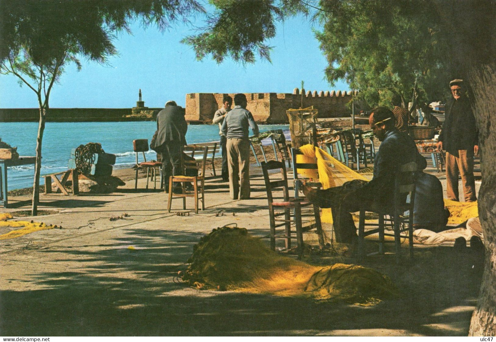 - IERAPETRA. - Avec Les Pêcheurs Aux Débarcadère. - Scan Verso - - Greece