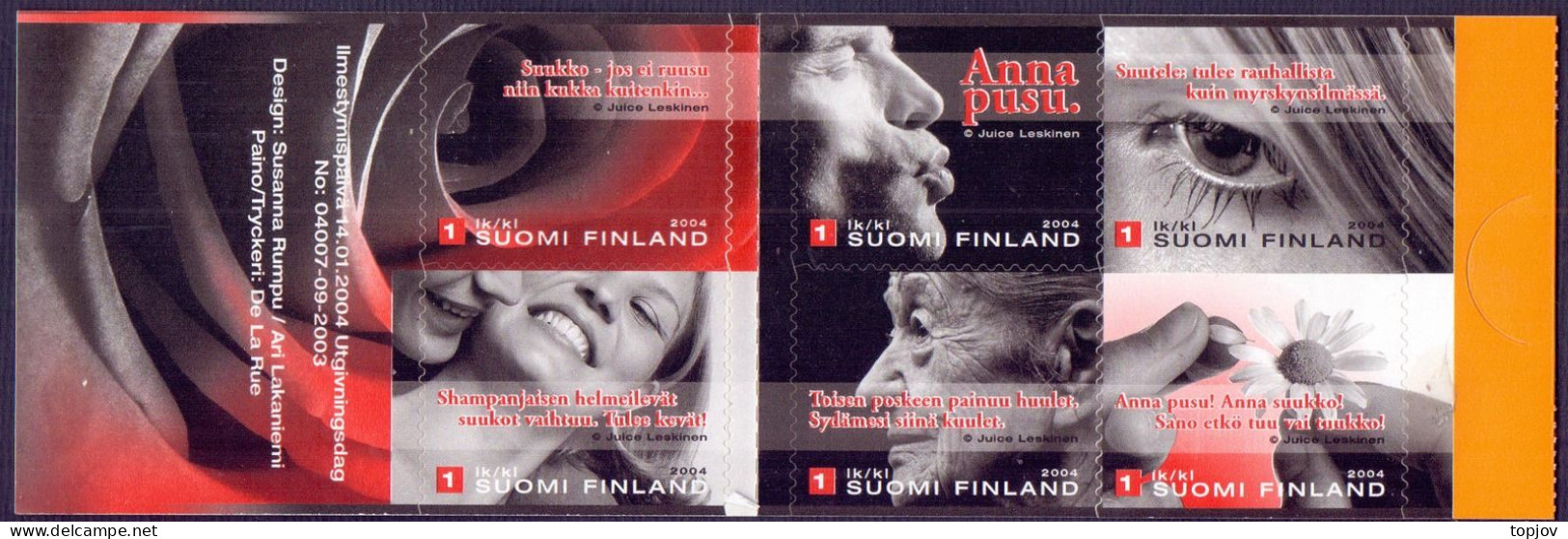 FINLAND - FRENDSHIP LADES KISS - BOOKLET - **MNH - 2004 - Femmes Célèbres