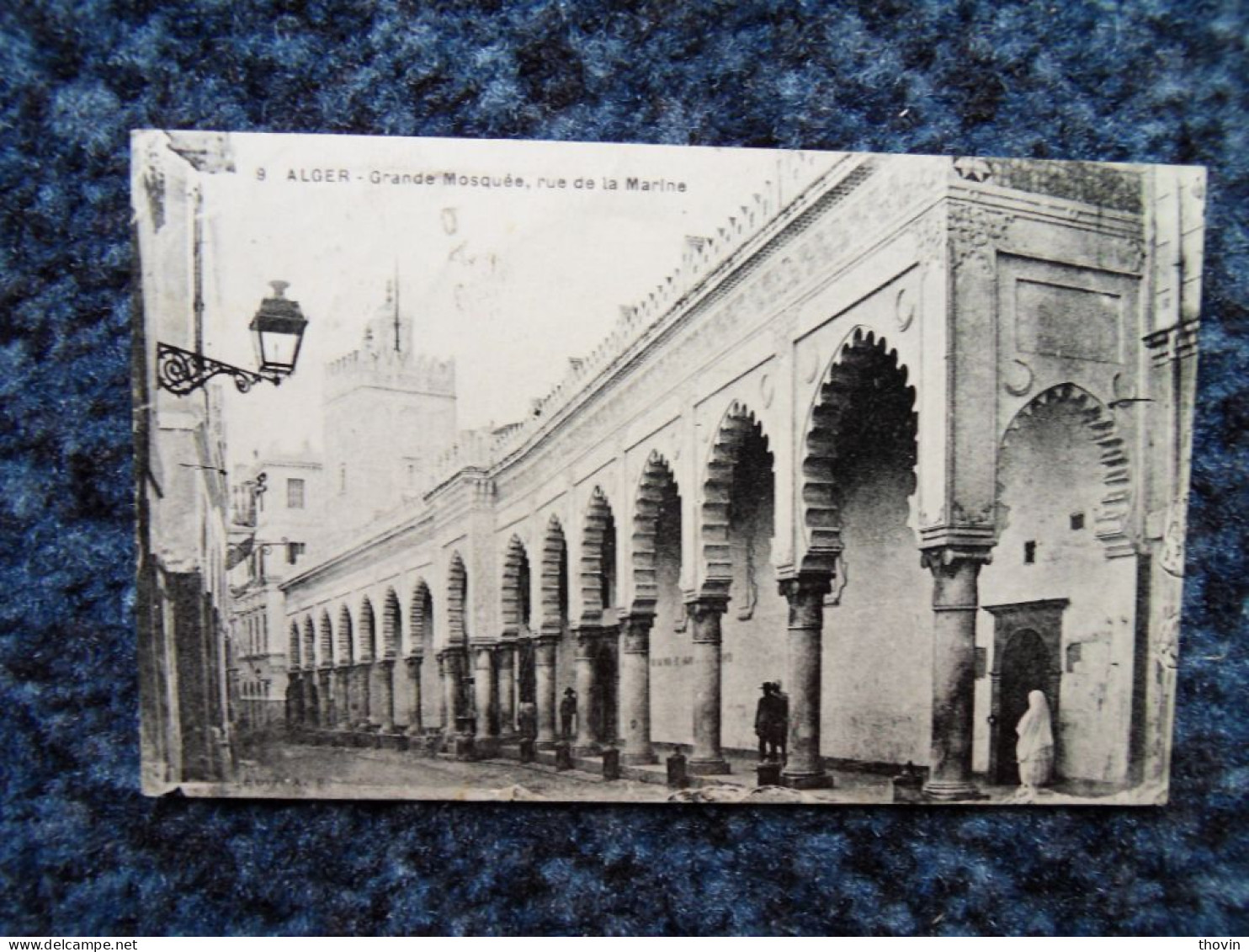 KB10/1154-Alger 1933 Grande Mosquée Rue De La Marine - Algeri