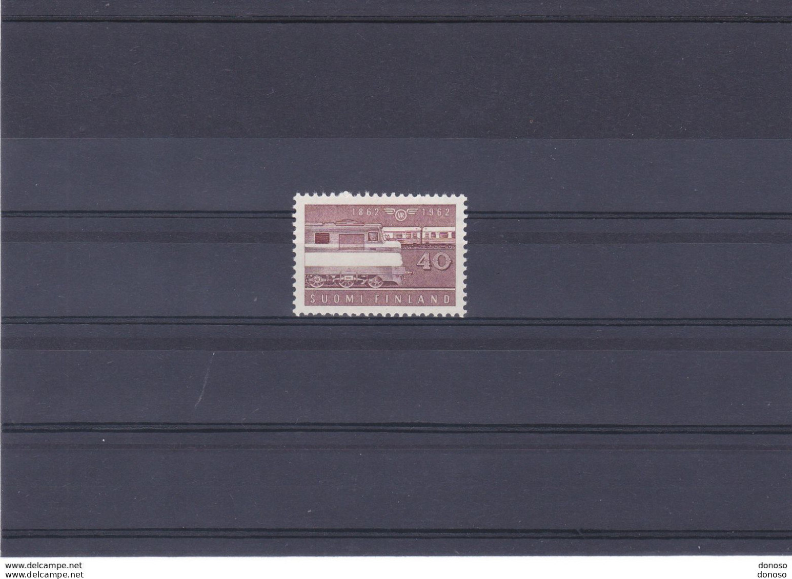 FINLANDE 1962 TRAINS Yvert 521; Michel 545 NEUF** MNH Cote Yv 6 Euros - Unused Stamps