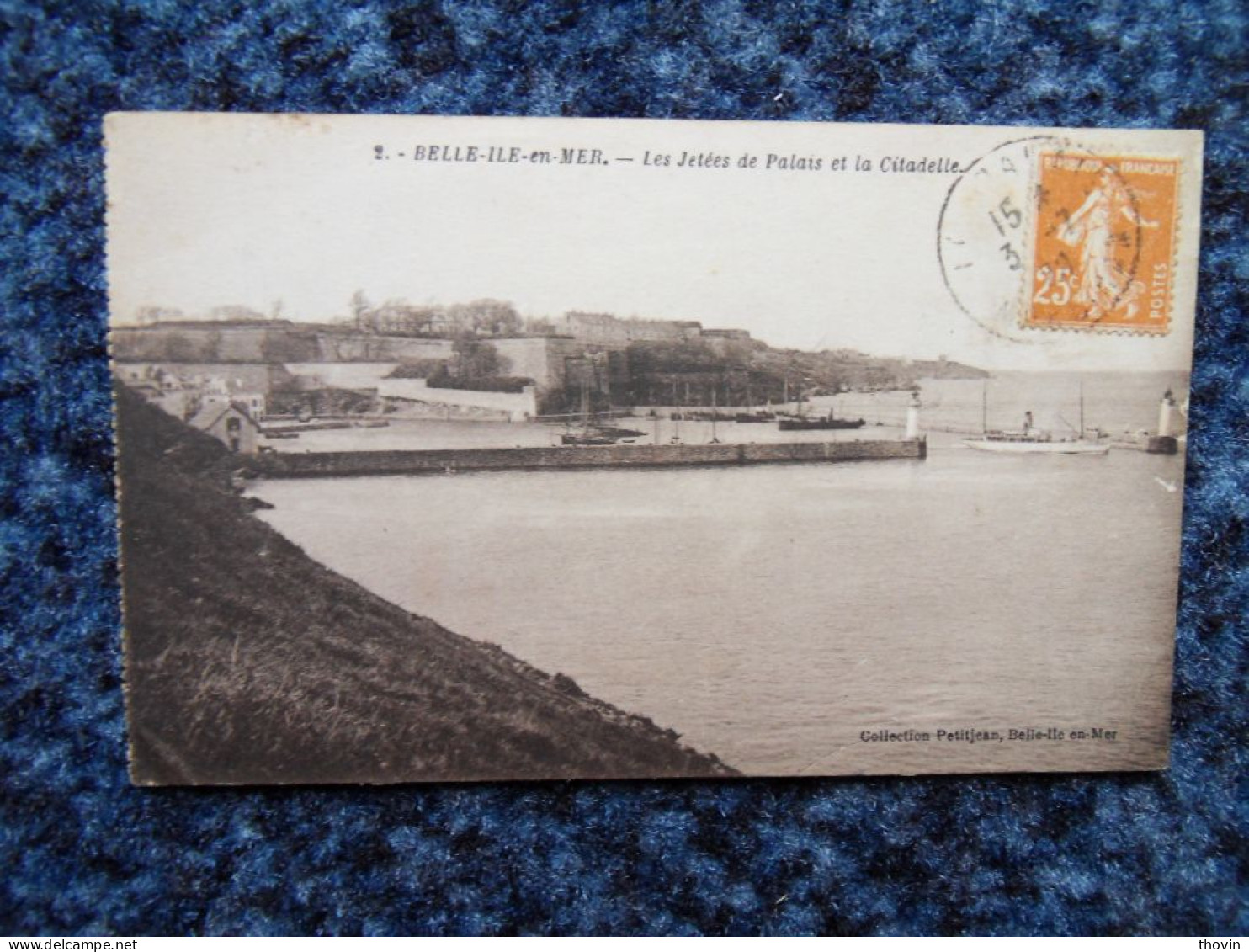 KB10/1155-Belle Ile En Mer Jetées Du Palais Et La Citadelle 1923 - Belle Ile En Mer