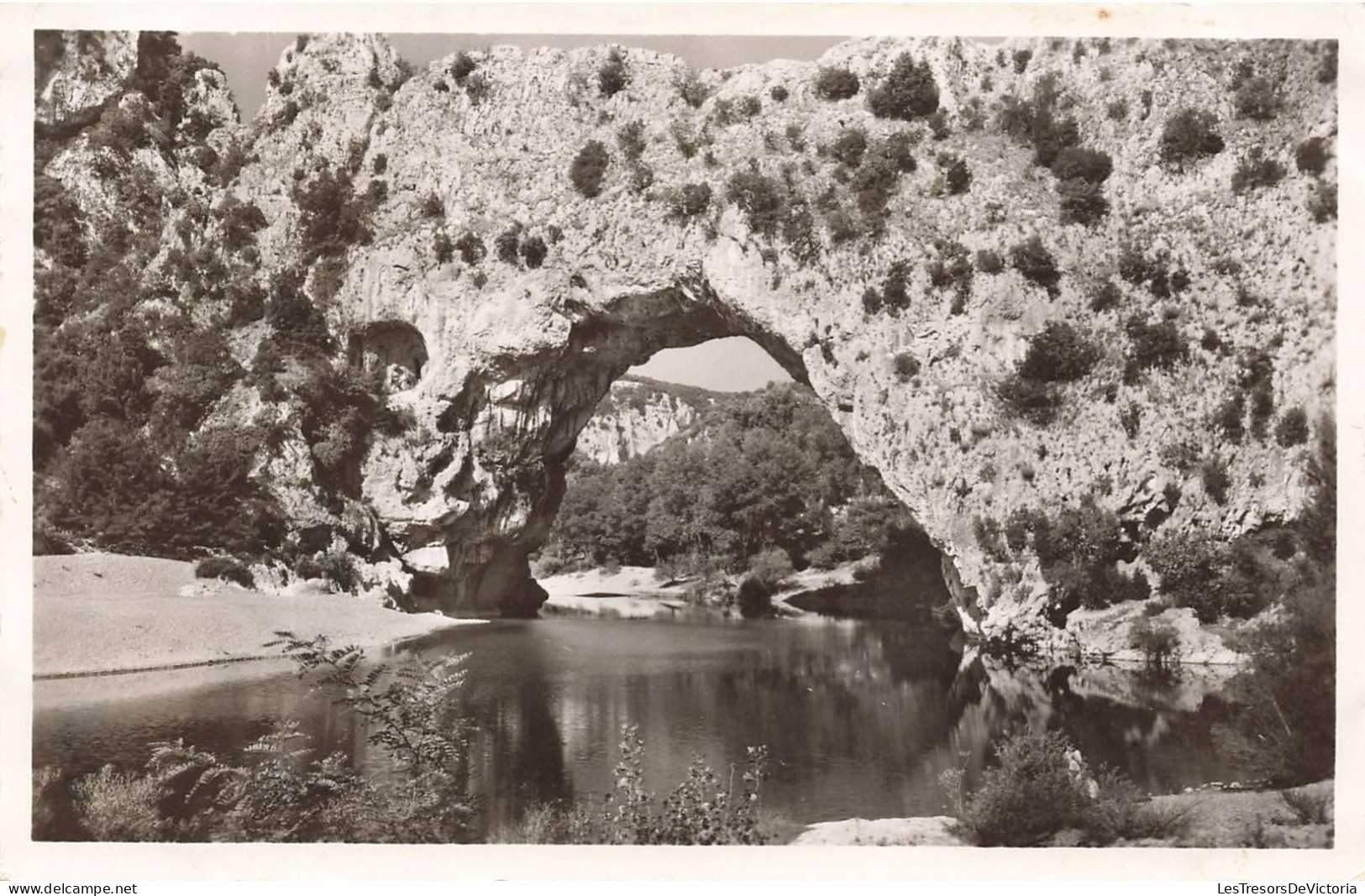 FRANCE - L'Ardèche Pittoresque - Vue Sur Le Pont D'Arc à Proximité De Ruoms - Carte Postale Ancienne - Ruoms