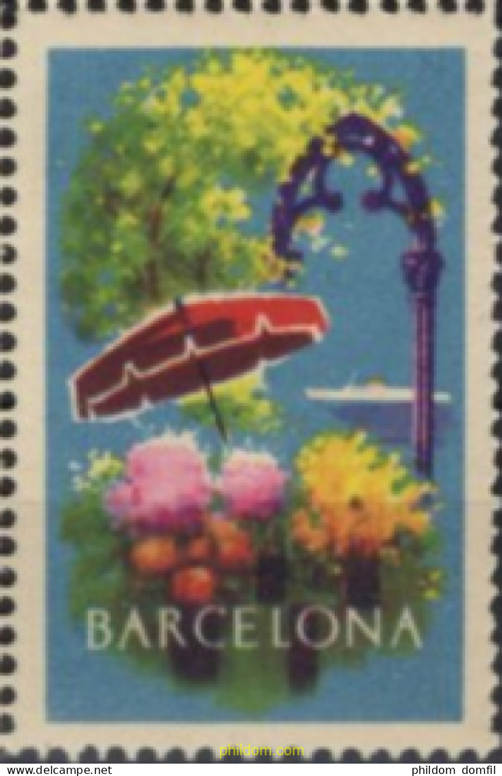 720864 MNH ESPAÑA Viñetas 1961 PROPAGANDA DE BARCELONA - Neufs