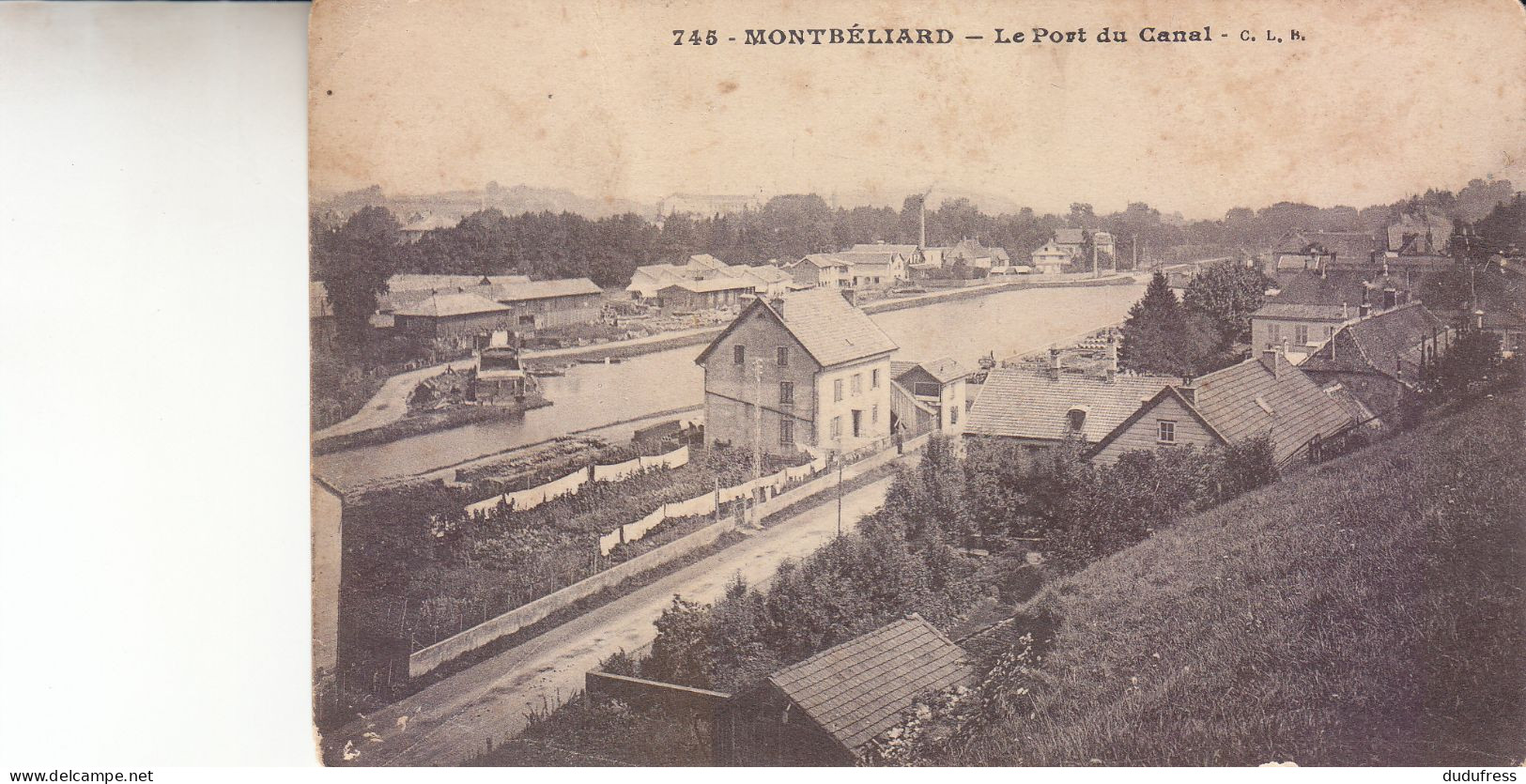 MONTBELLIARD LE PORT DU CANAL - Montbéliard